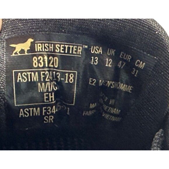 Red Wing Irish Setter Nisswa 83120 Breathable Safety Toe Oxford Shoe Mens 13 NEW - Picture 4 of 15